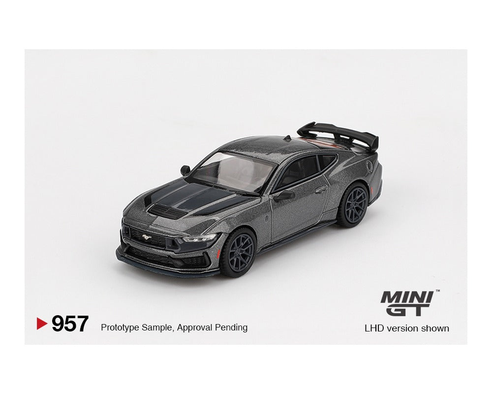 (COMING SOON) Mini GT 1:64 Ford Mustang Dark Horse 2024 – Carbonized Gray