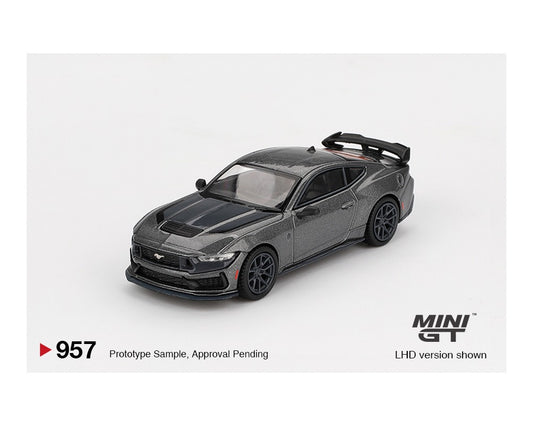 (COMING SOON) Mini GT 1:64 Ford Mustang Dark Horse 2024 – Carbonized Gray