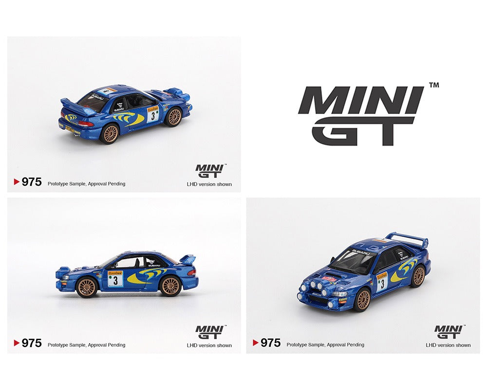 (COMING SOON) Mini GT 1:64 Subaru Impreza WRC98 1998 Rally Monte-Carlo 3rd Place #3