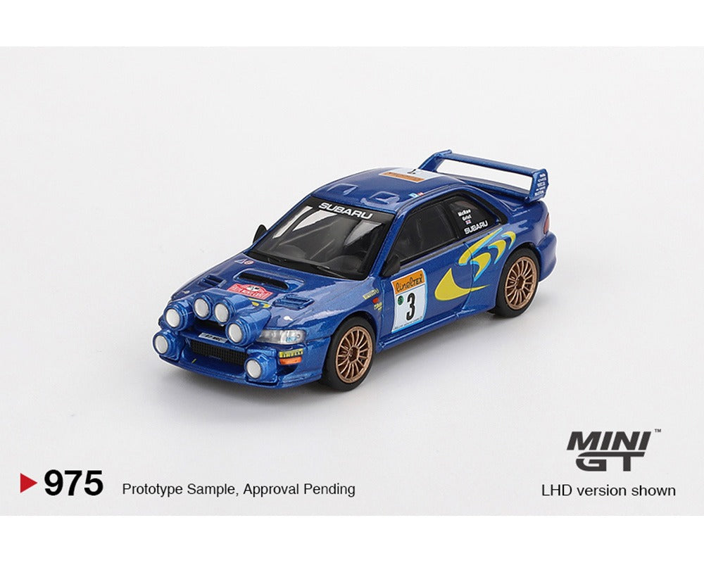 (COMING SOON) Mini GT 1:64 Subaru Impreza WRC98 1998 Rally Monte-Carlo 3rd Place #3