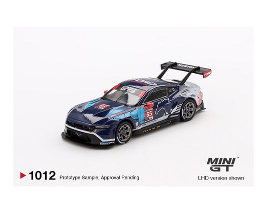 (COMING SOON) Mini GT 1:64 Ford Mustang GT3 #65 Ford Multimatic Motorsports 2024 IMSA Daytona 24 Hrs