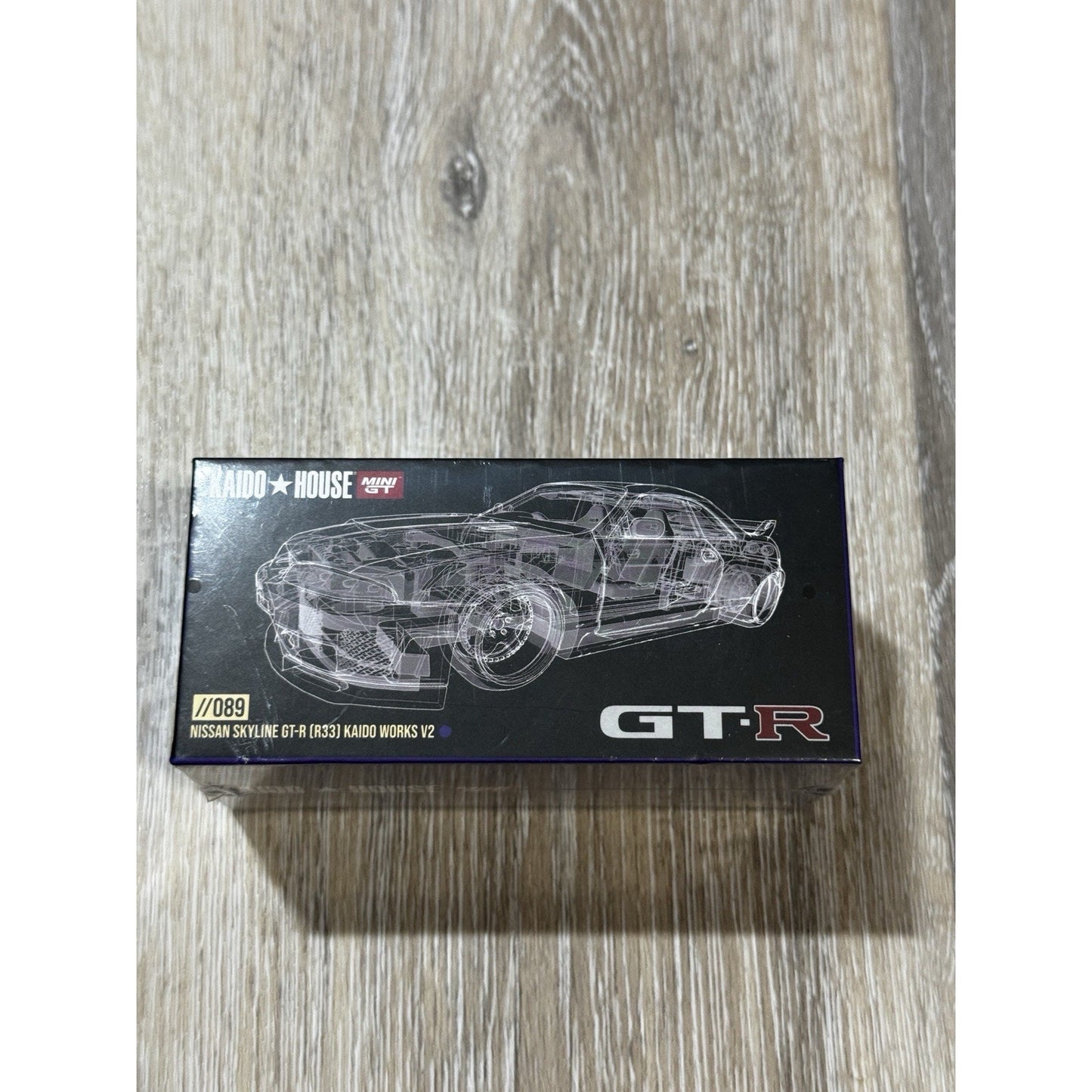 In Stock- Kaido House x Mini GT 1:64 Nissan Skyline GT-R (R33) BLUE KHMG089