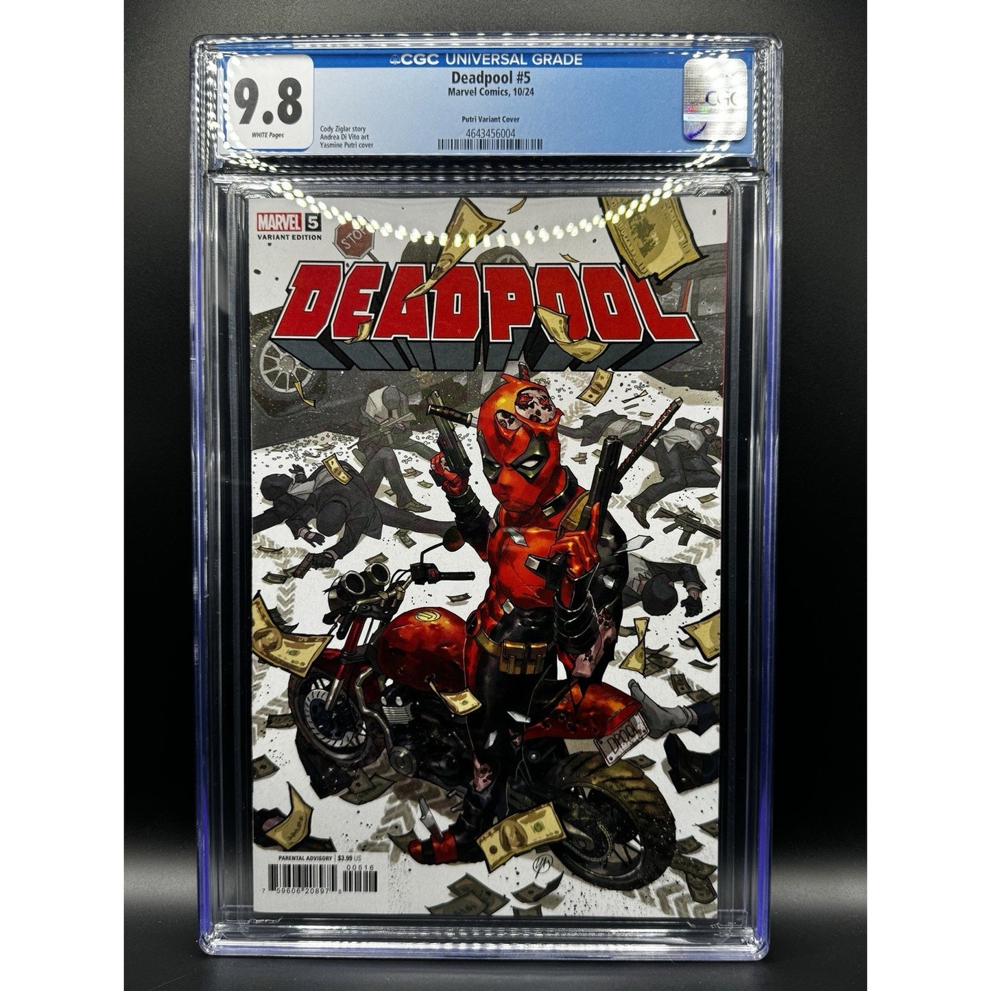 Deadpool #5 Putri Variant Cover CGC 9.8 (2014 Marvel Comics)
