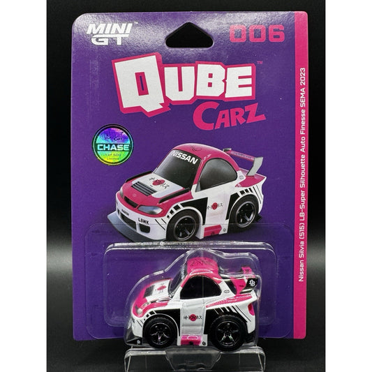Mini GT Qube Carz Nissan Silvia (S15) LB Sema 2023 CHASE CAR 1 of only 500