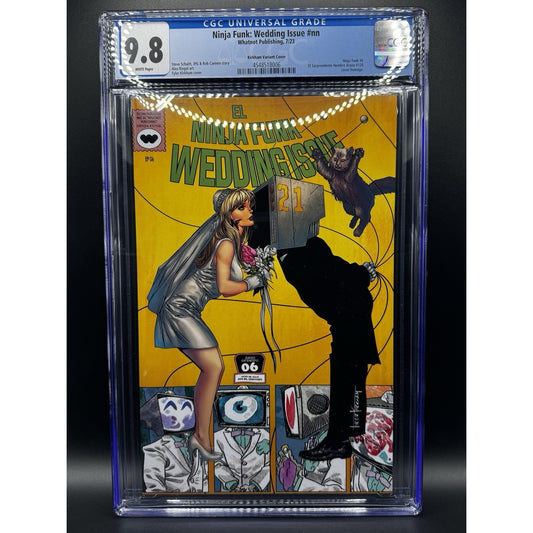 NINJA FUNK #6 CGC 9.8 Wedding Issue Variant Cover Tyler Kirkham Cover Ultra Rare