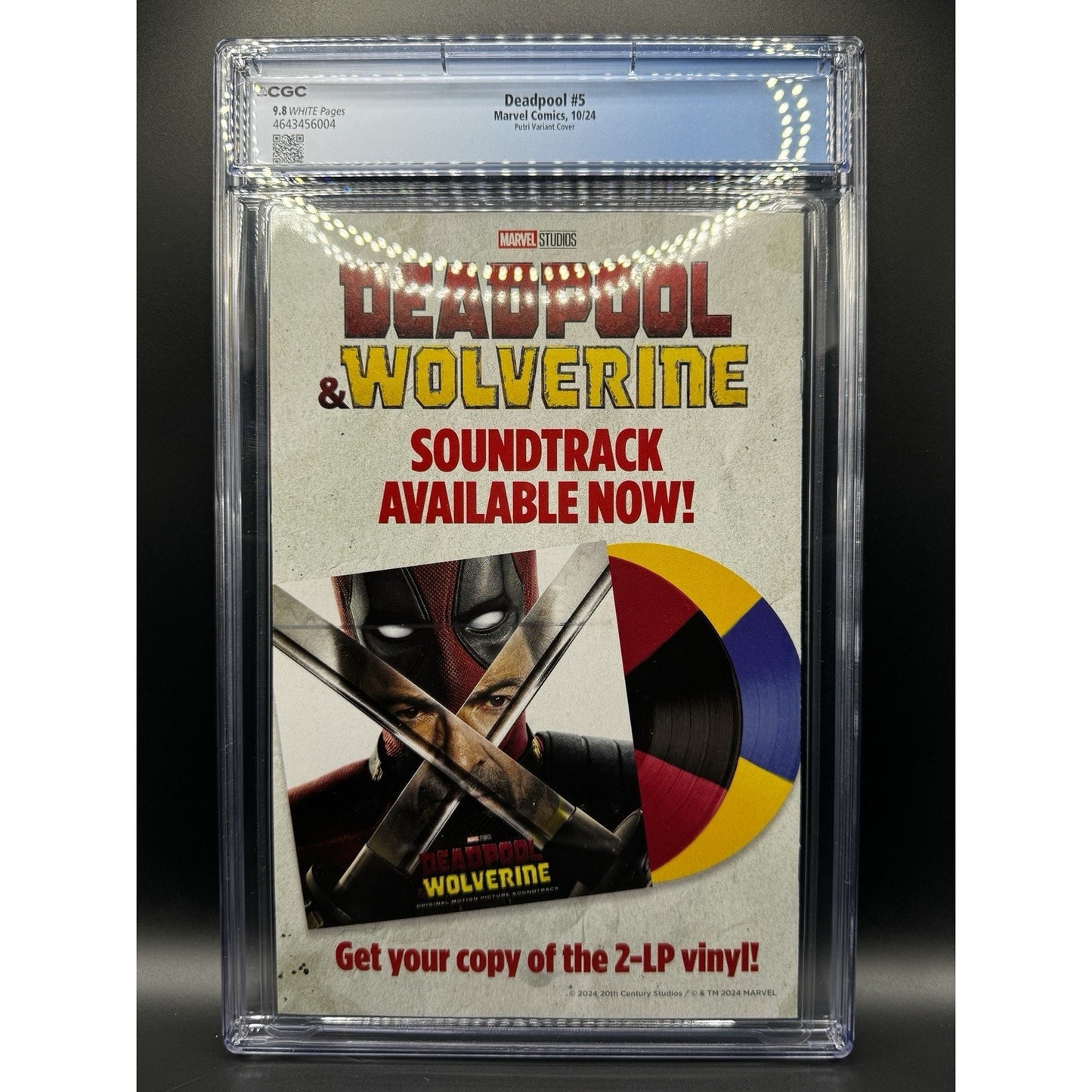 Deadpool #5 Putri Variant Cover CGC 9.8 (2014 Marvel Comics)