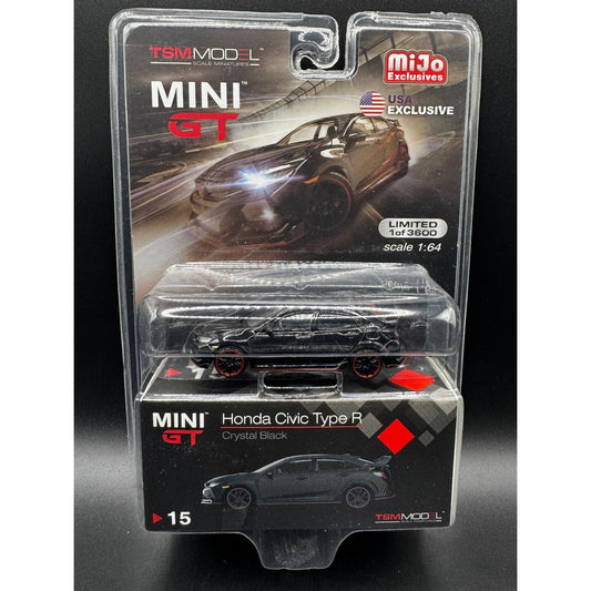 MINI GT #15 Honda Civic Type R (FK8) CRYSTAL BLACK