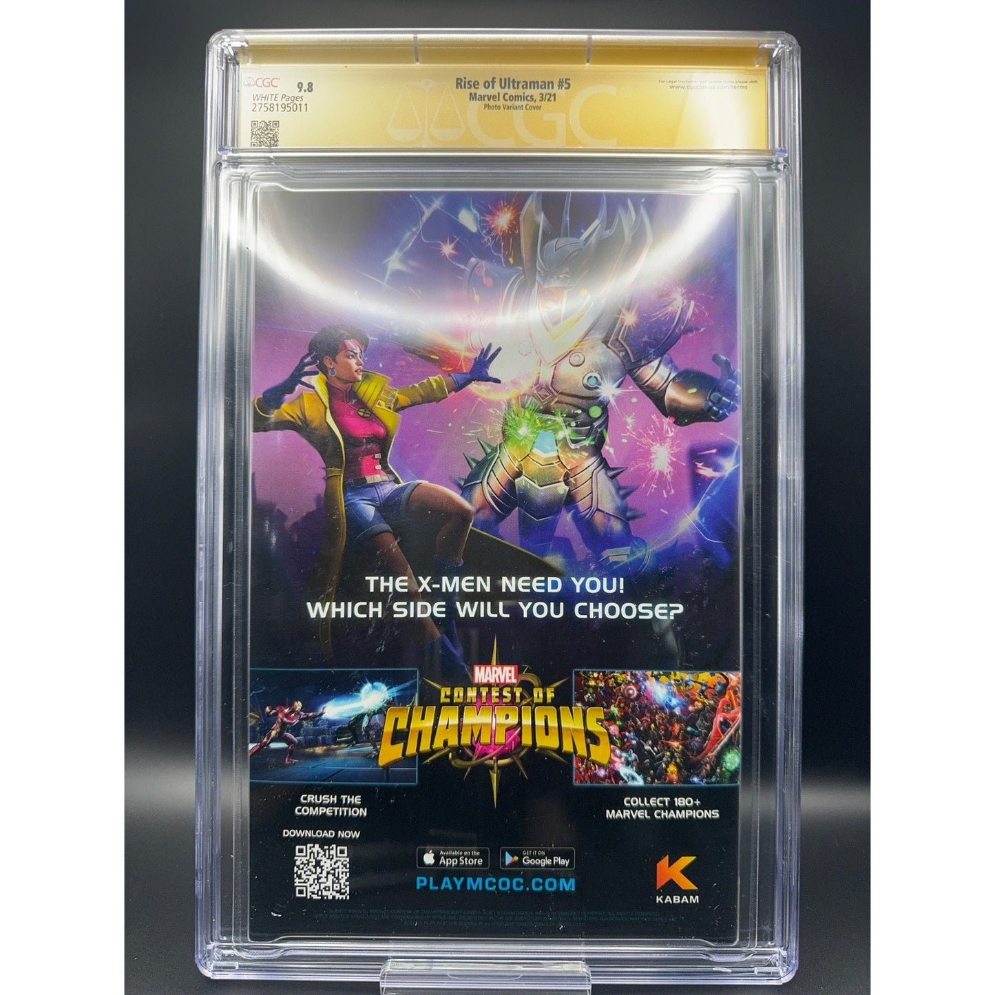 Rise of Ultraman #5 CGC SS 9.8 Signed by Bin Furuya