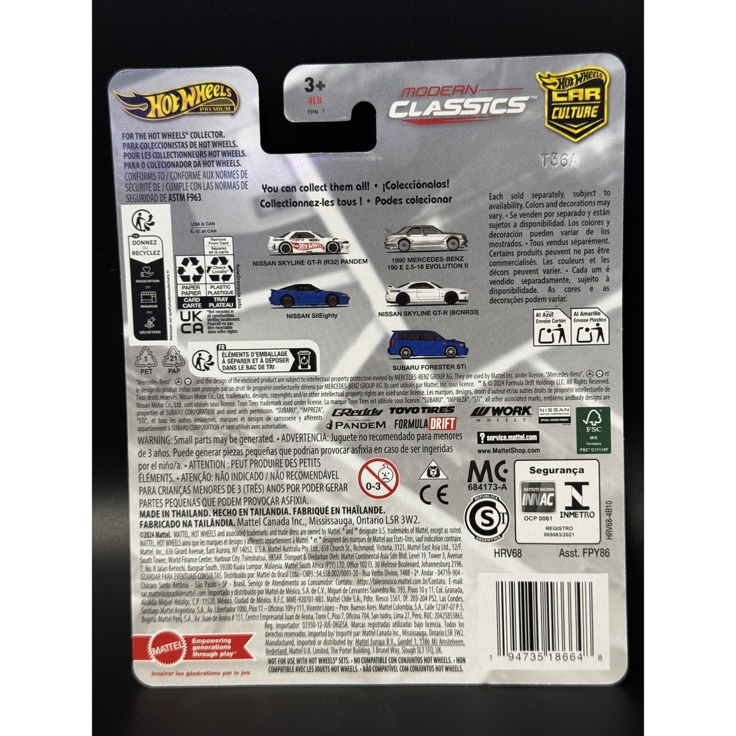 Hot Wheels 2024 Premium Modern Classics Skyline GT-R (R32) Pandem