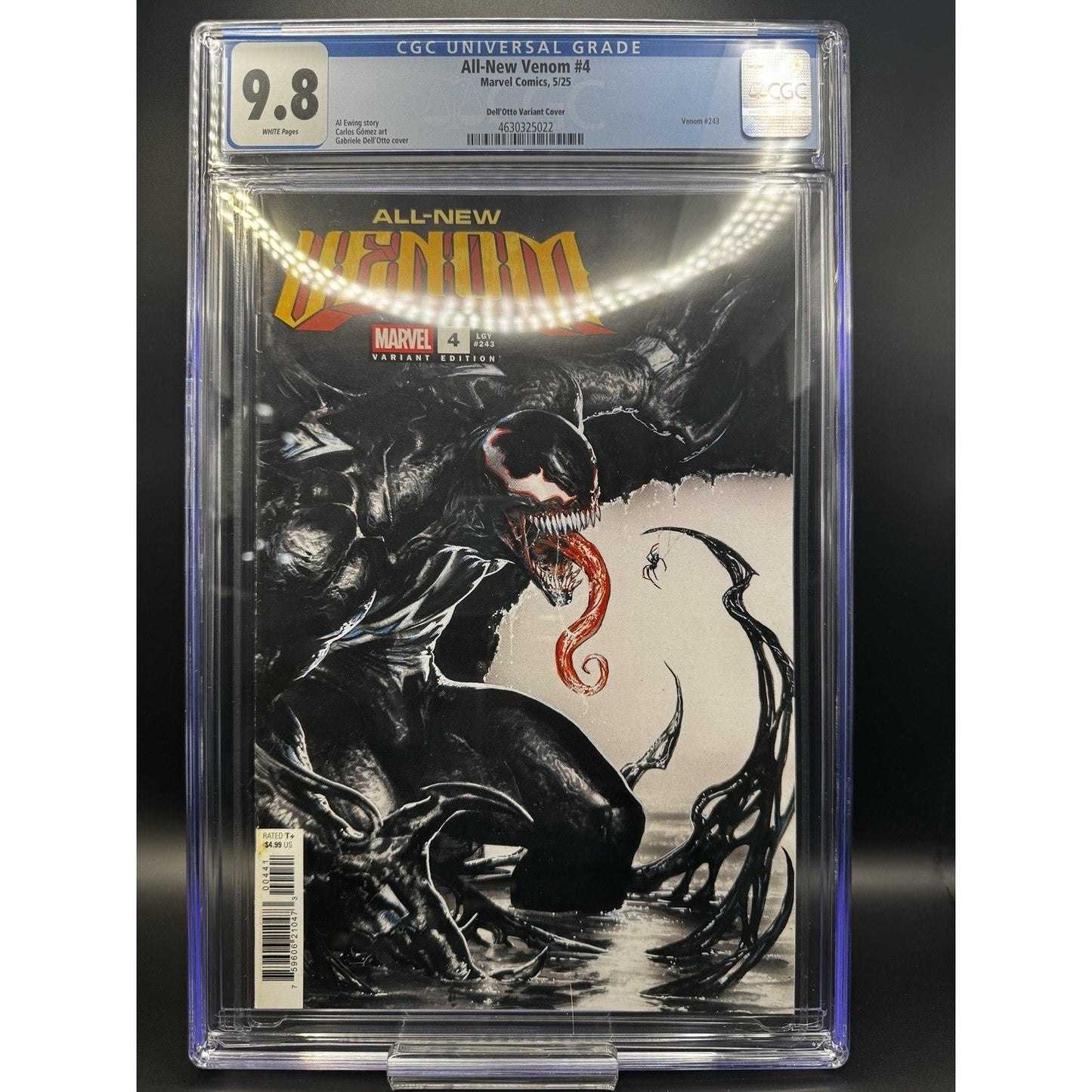 All-New Venom #4 (2025) – Dell’Otto Variant – CGC 9.8 – Marvel Comics