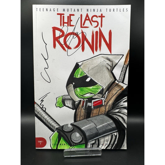 TMNT The Last Ronin Original Sketch Cover by Escorza Brothers 2x SIGNED