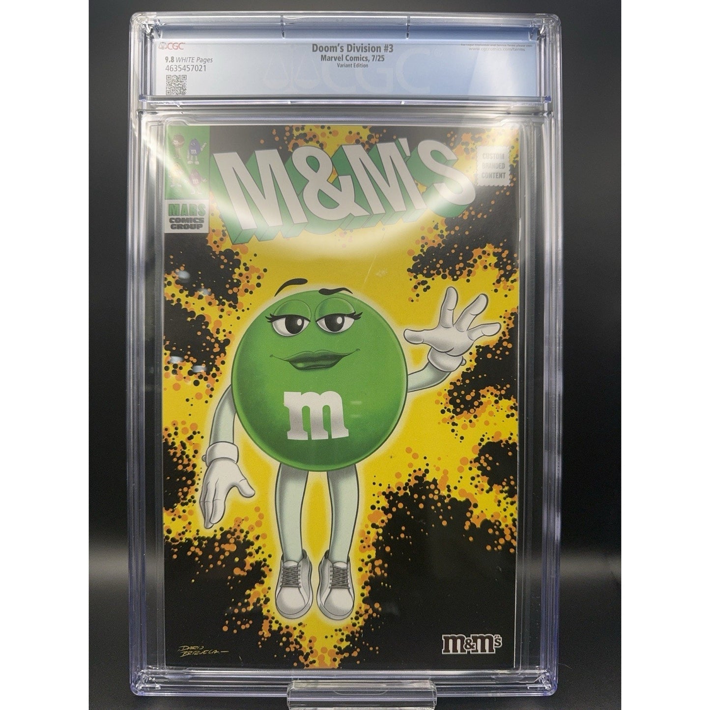 CGC 9.8 Doom's Division #3 - Peach Momoko Variant