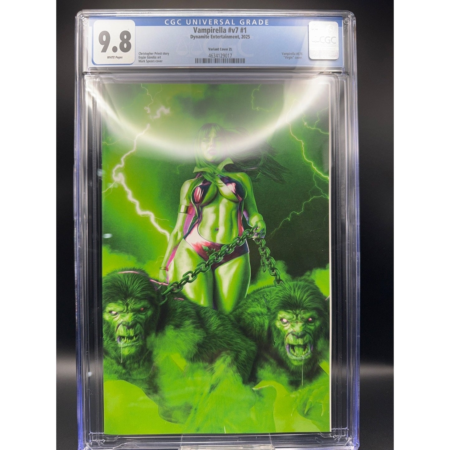 Vampirella v7 #1 - CGC 9.8 - Mark Spears Variant ZL - Dynamite Entertainment
