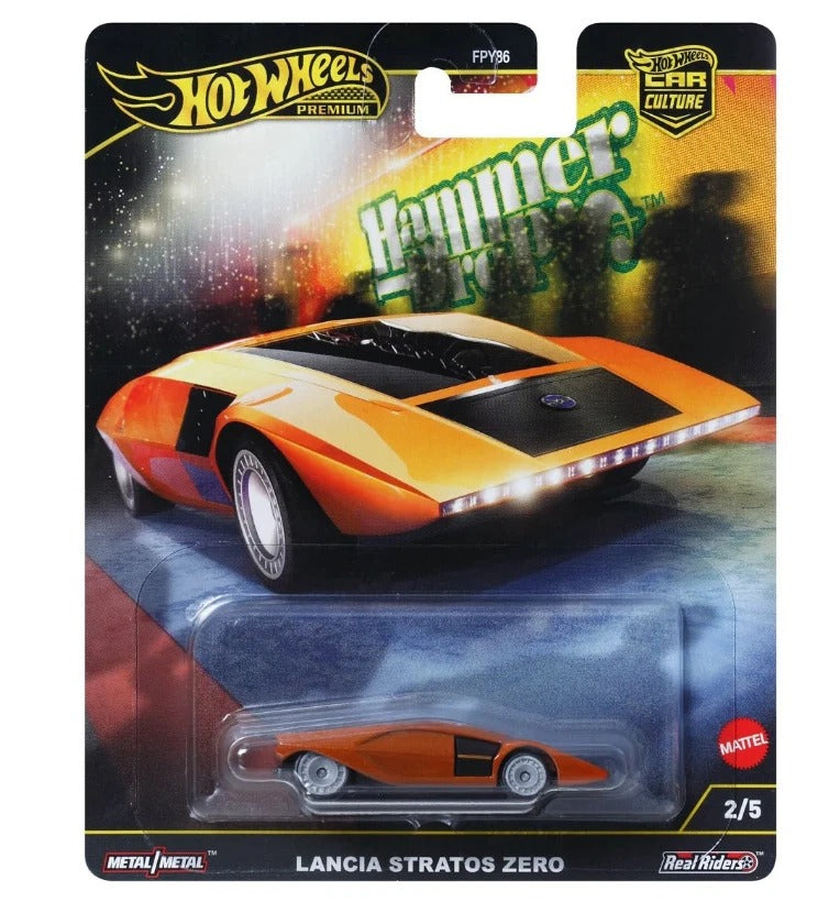 2025 Hot Wheels Premium Car Culture Hammer Drop Complete Set of 5, FPY86-961F
