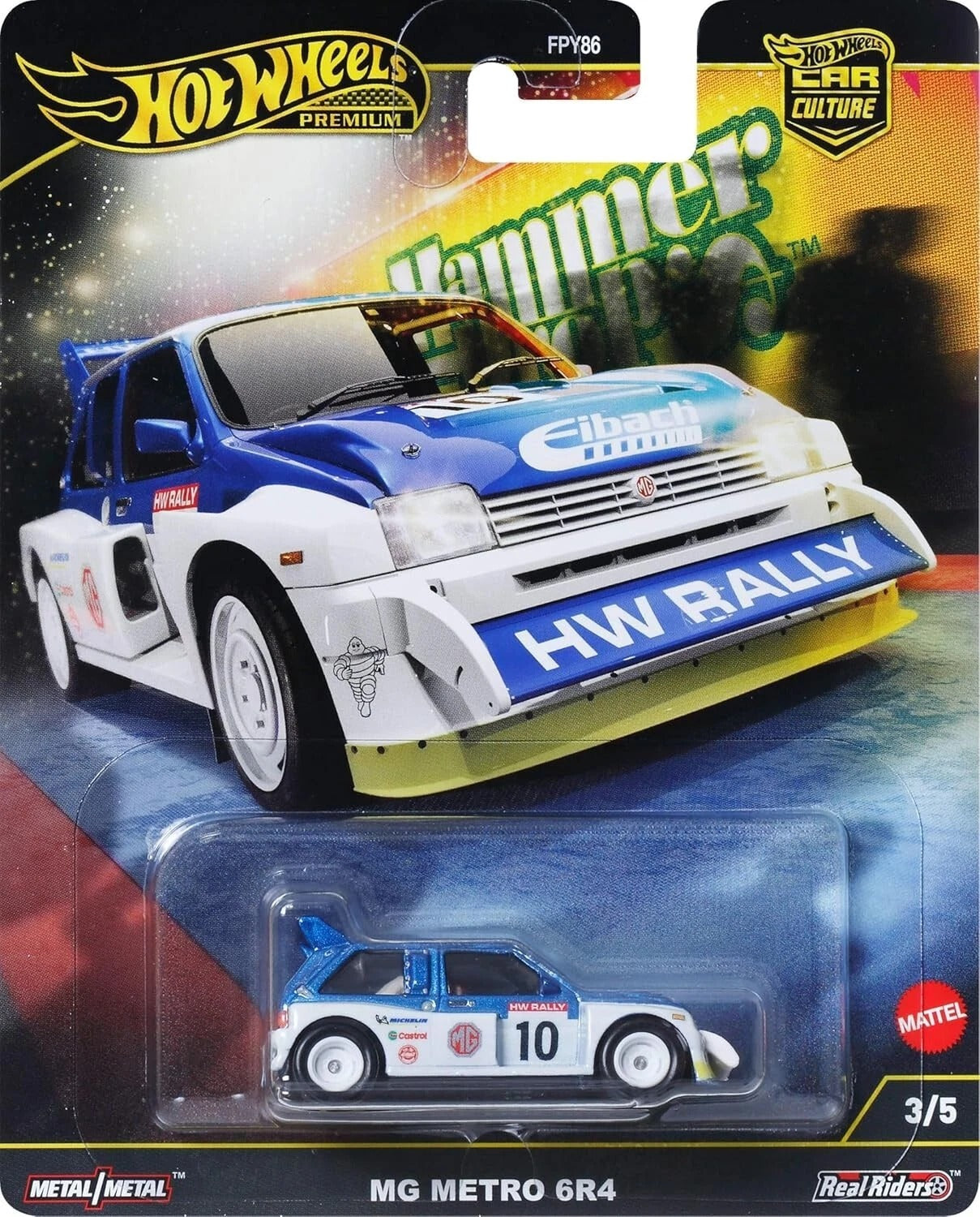 2025 Hot Wheels Premium Car Culture Hammer Drop Complete Set of 5, FPY86-961F